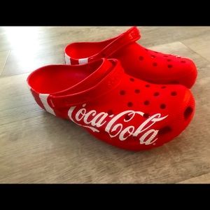 Coca Cola Crocs Men 10 / Women 12